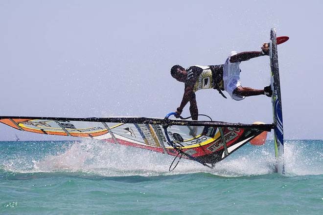 Taty Frans on form - PWA Sotavento Fuerteventura Grand Slam 2011 ©  John Carter / PWA http://www.pwaworldtour.com